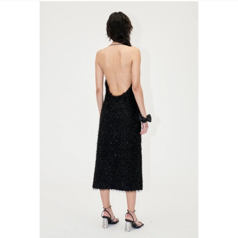 Stine goya fluffy knitted lurex dress - Picture 2 of 12
